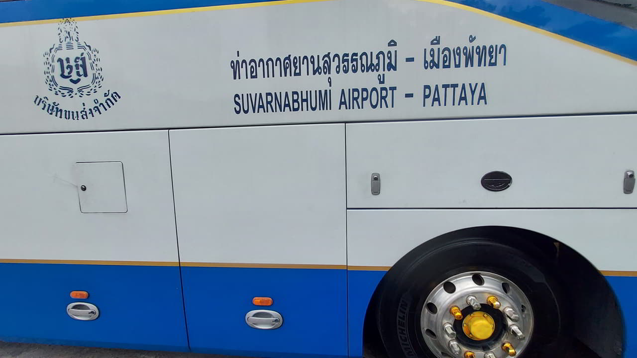 Direct bus from Bangkok Suvarnabhumi Airport to Pattaya