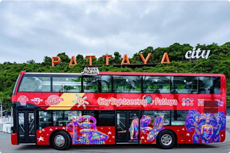 City Sightseeing Pattaya Hop-On Hop-Off Bus Tour 