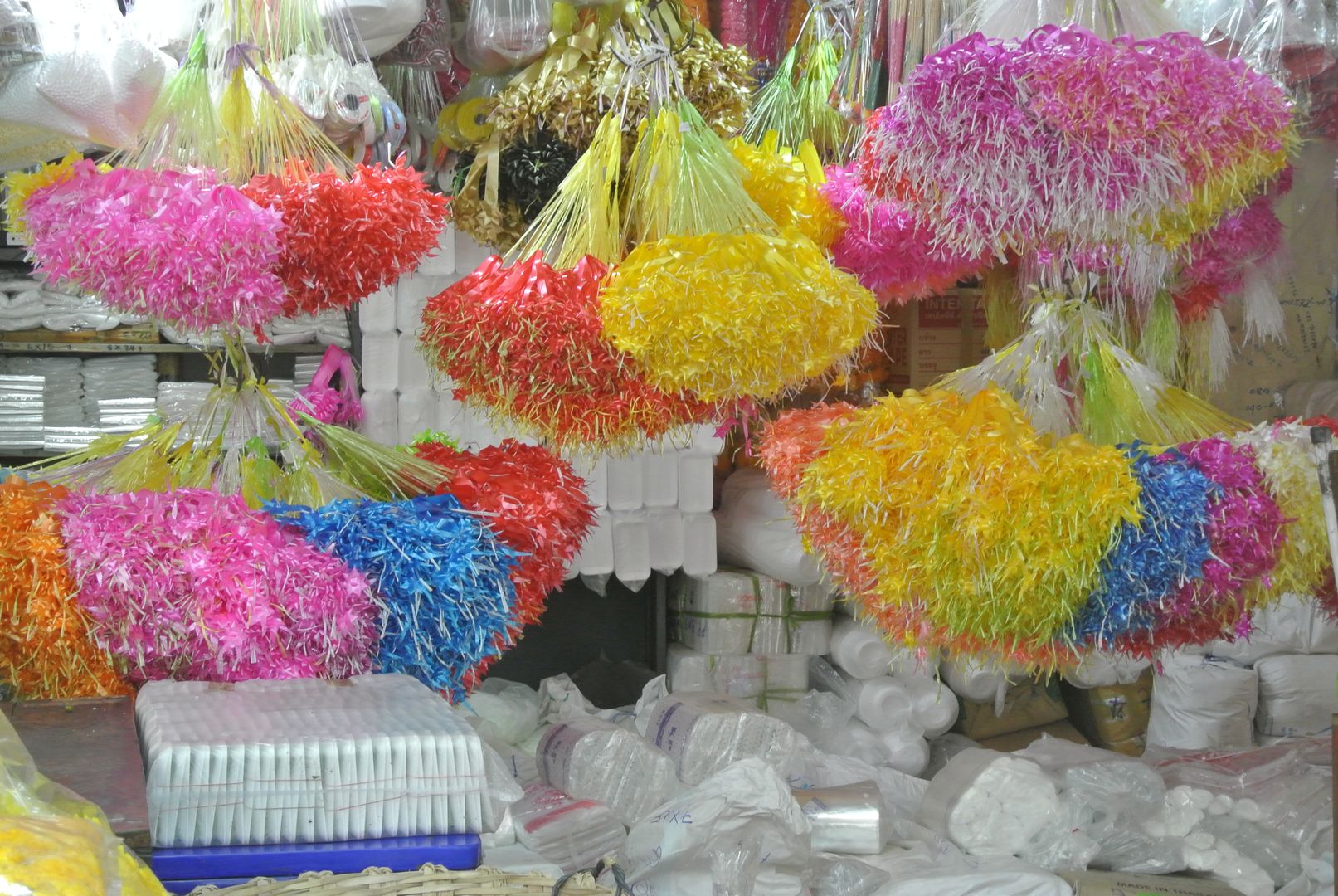 Bangkok. Le marché aux fleurs, Pak Klong Talat