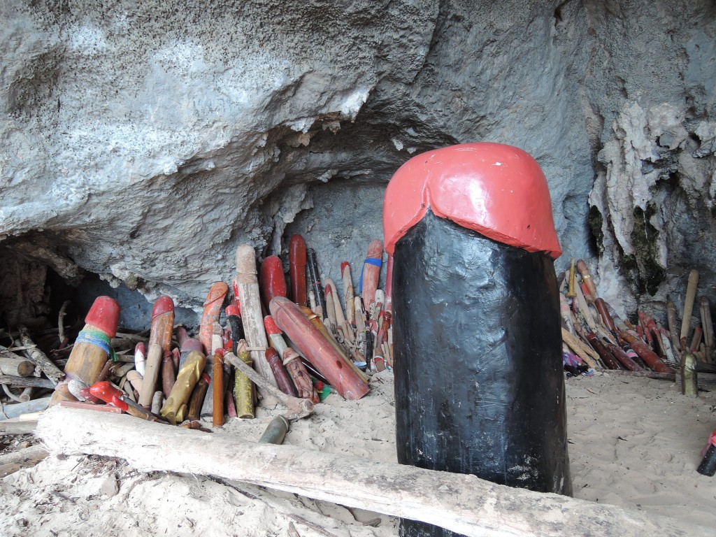 Krabi, la Phra nang Cave ou la grotte aux phallus