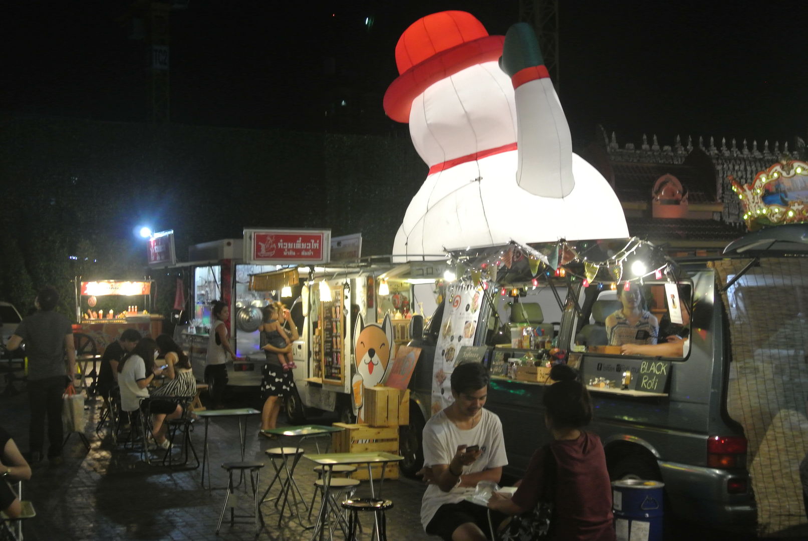 Le marché de nuit Suan Lum Night Bazaar