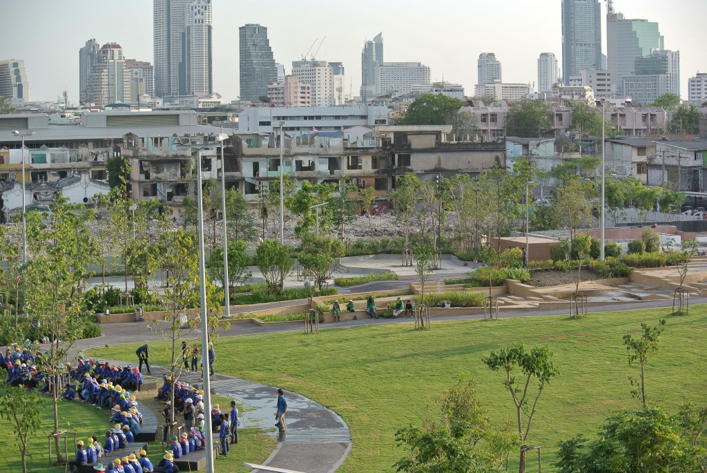 Un bout de verdure à Bangkok, le nouveau parc Chamchuri