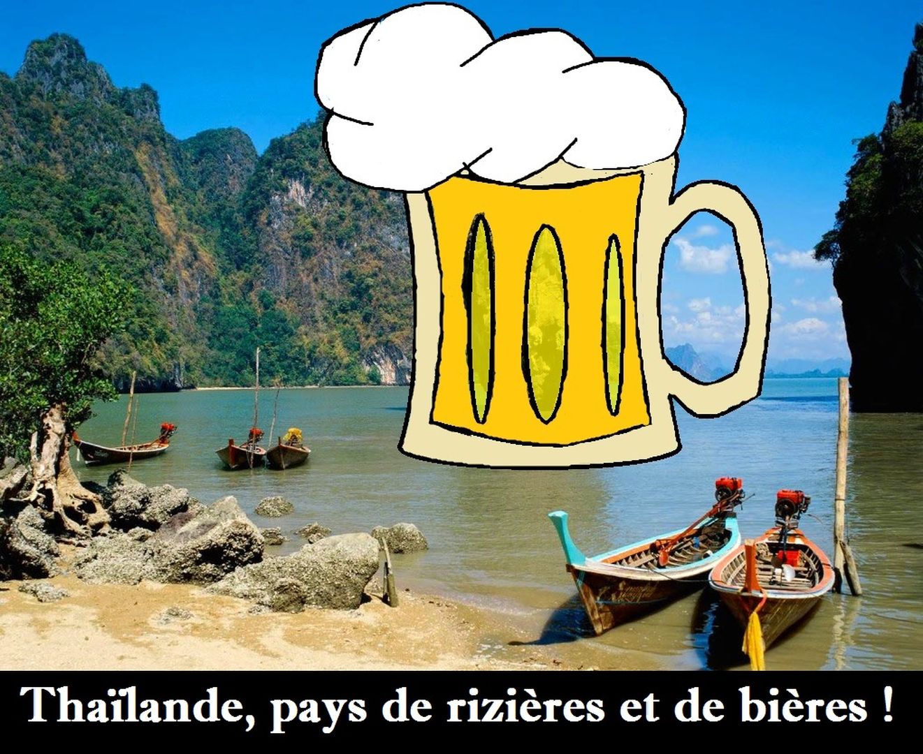 Thaïlande, pays de rizières et de bières !