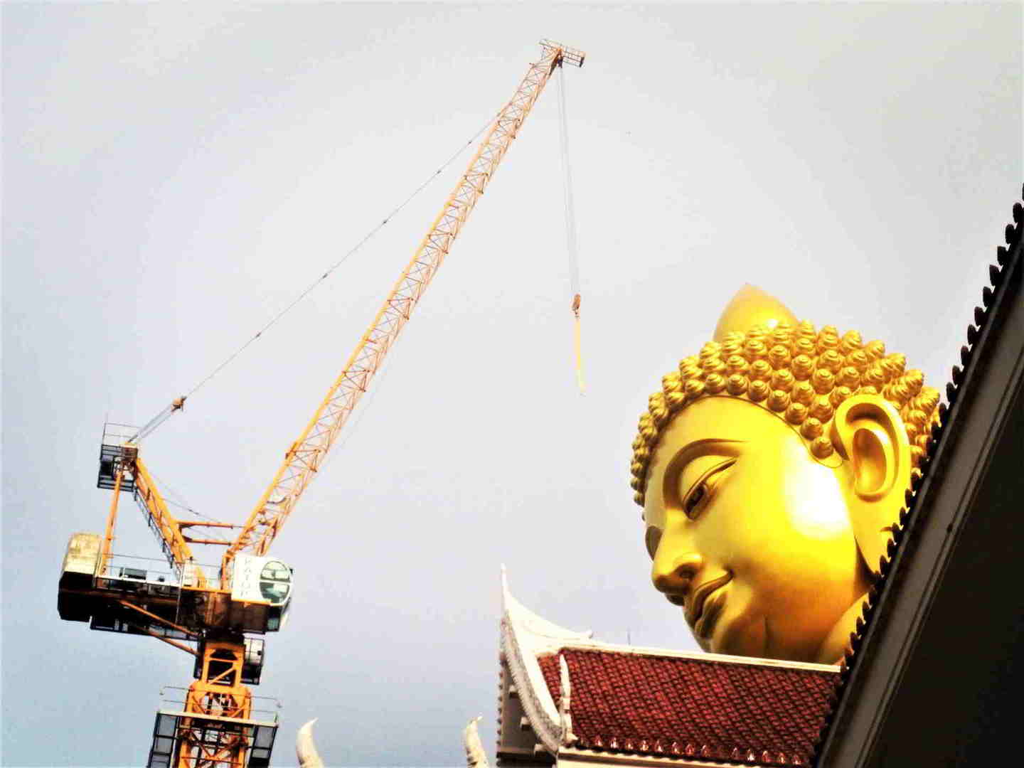 Wat Paknam et le plus grand Bouddha de Bangkok