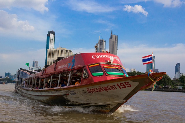 Bangkok transport public : les bateaux