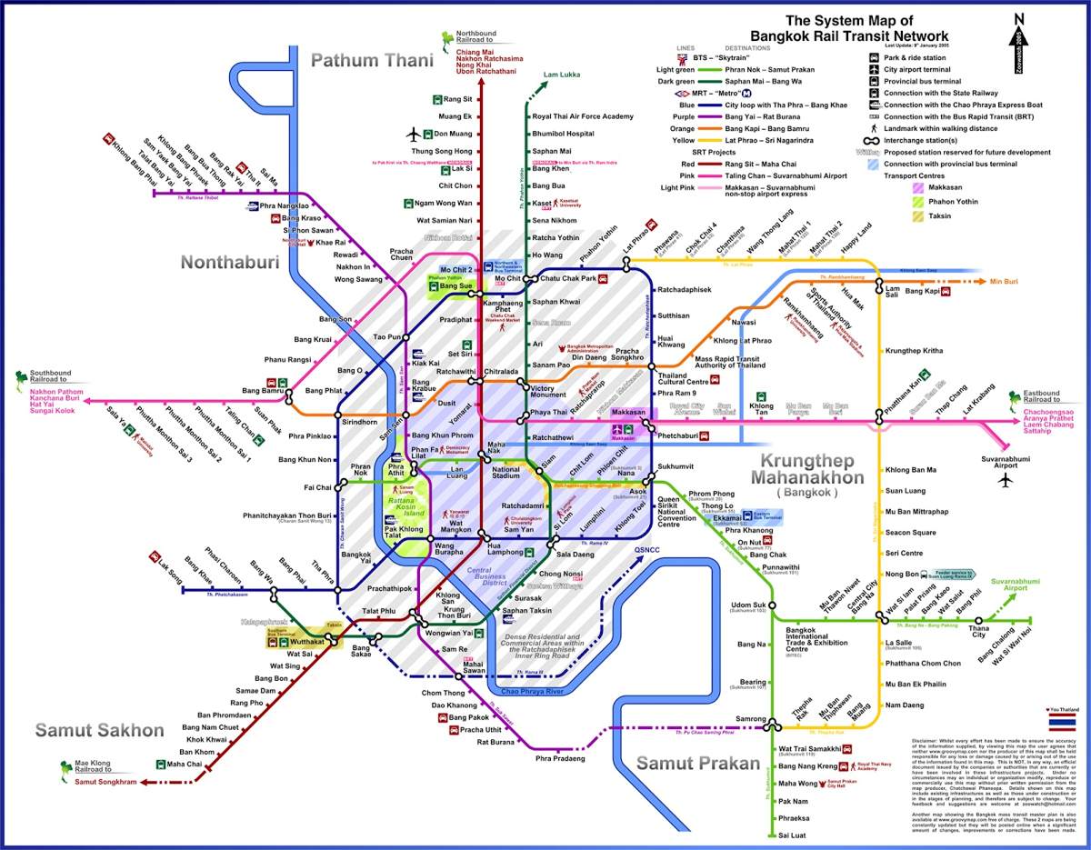BTS Map Bangkok