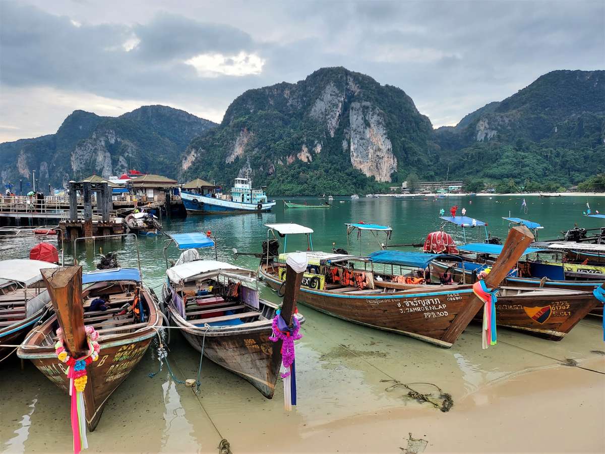 Koh Phi Phi, les transports : aller et partir.