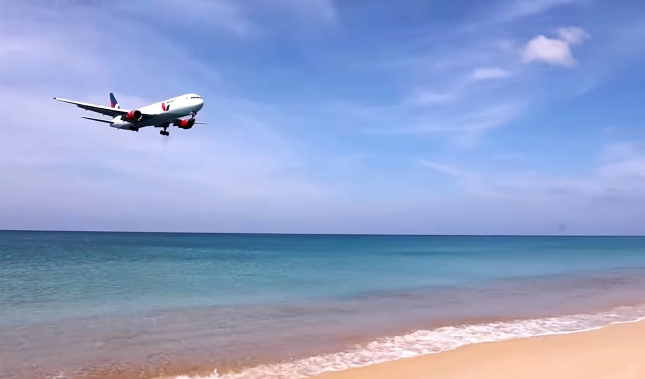 Insolite : Observation des Avions à Mai Khao Beach, Phuket 