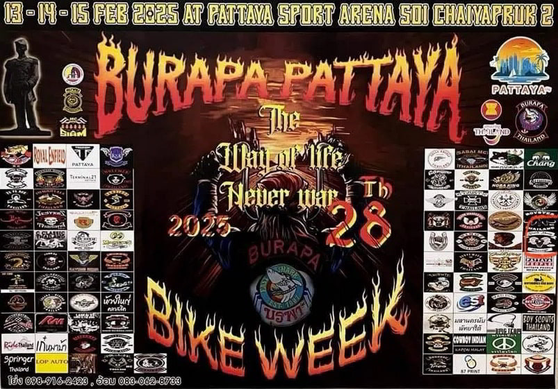 Burapa Bike Week Pattaya : le plus grand festival moto de Thaïlande