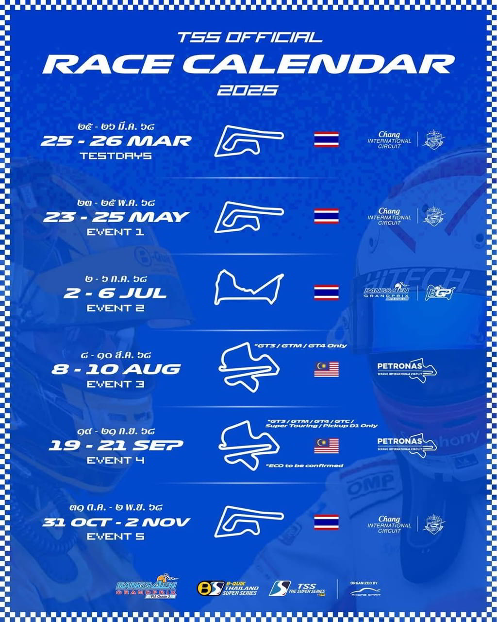 Thailand Super Series 2025 EVENT 1