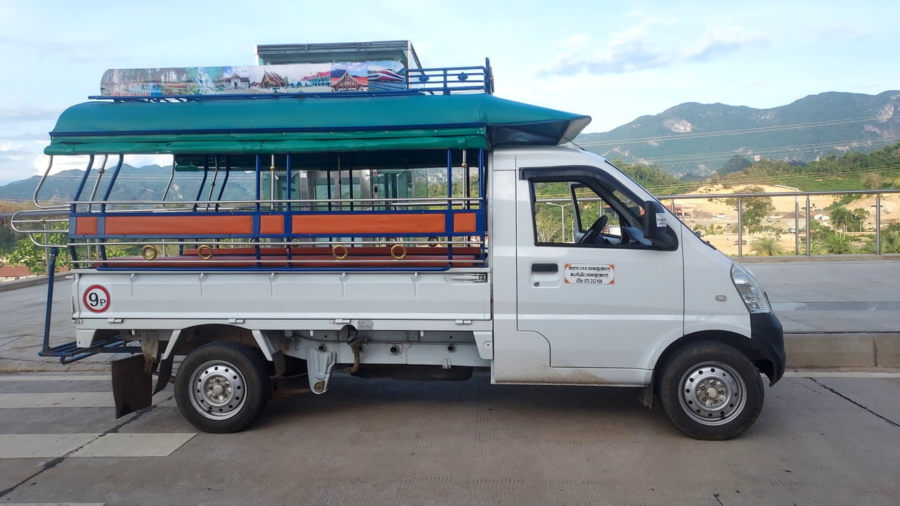 Example of a bus in Laos