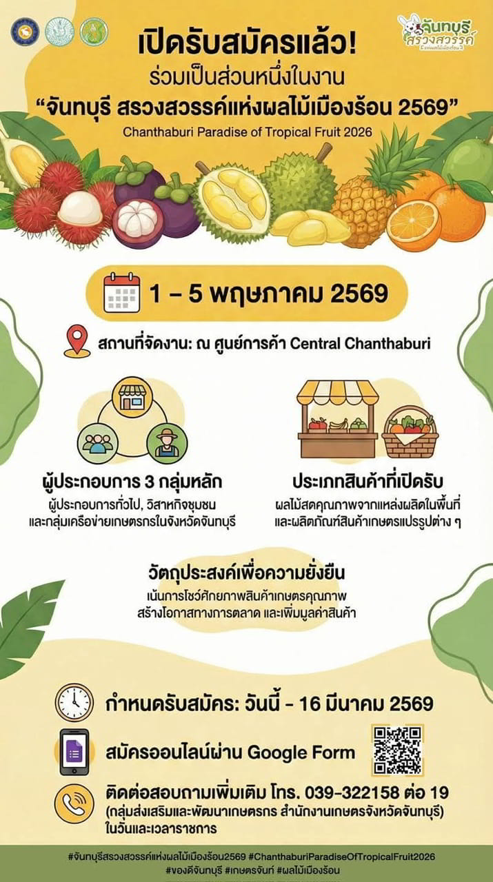 Chanthaburi Paradise of Tropical Fruits 2026