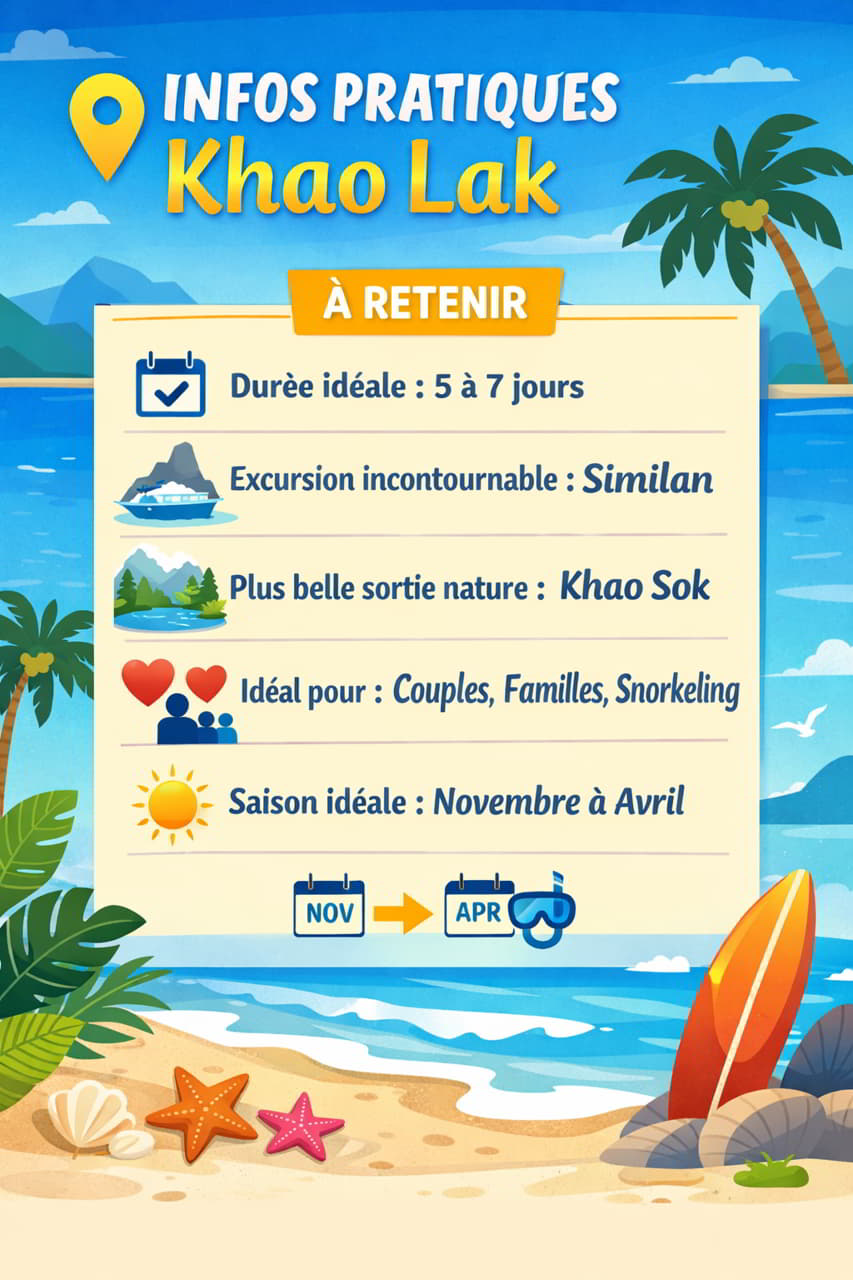 Activités et excursions à faire à Khao Lak en Thaïlande