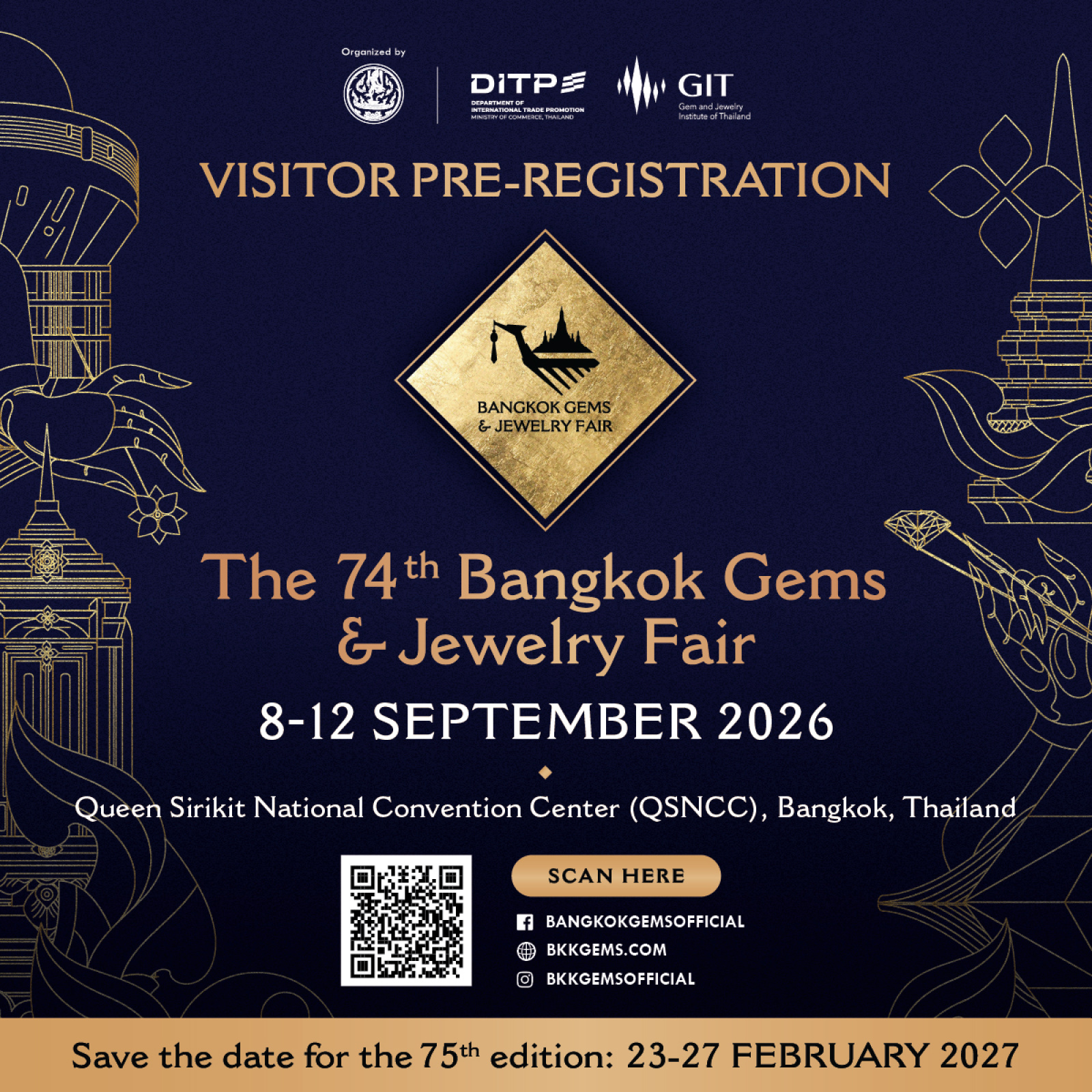 Bangkok Gems & Jewellery Fair 2026