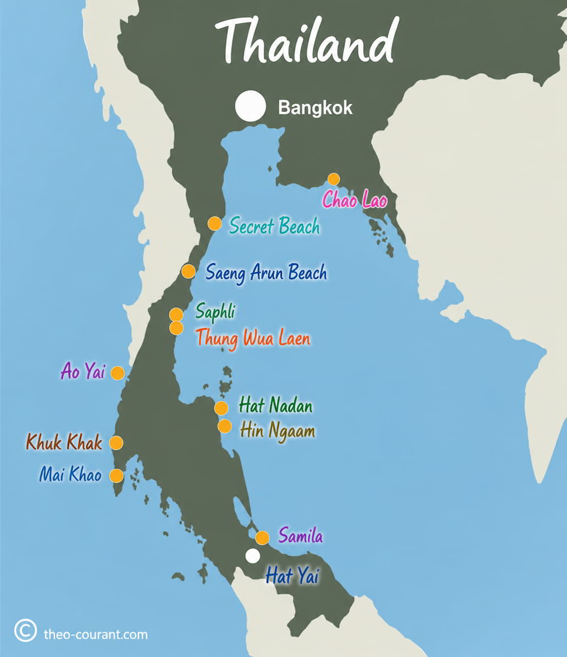The best surf spots in Thailand