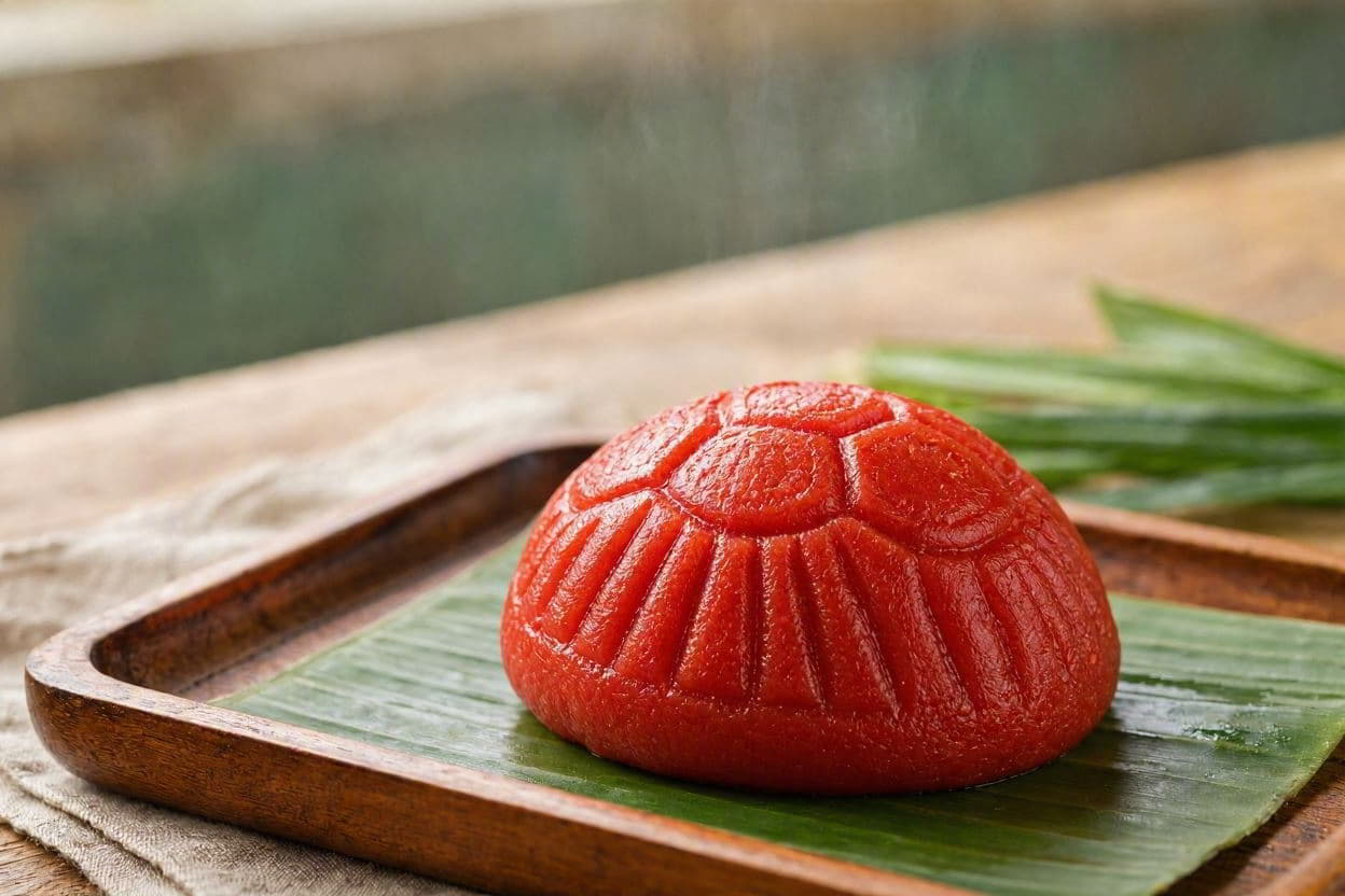 Ang Ku, the red turtle-shaped cakes of Por Tor