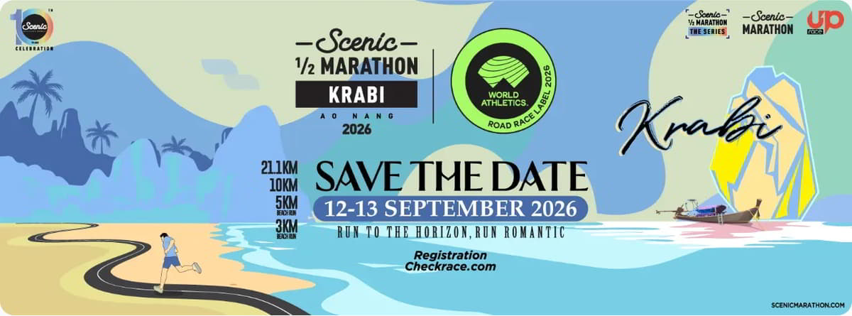 Sports in Thailand in September 2026 Scenic Half Marathon Krabi
