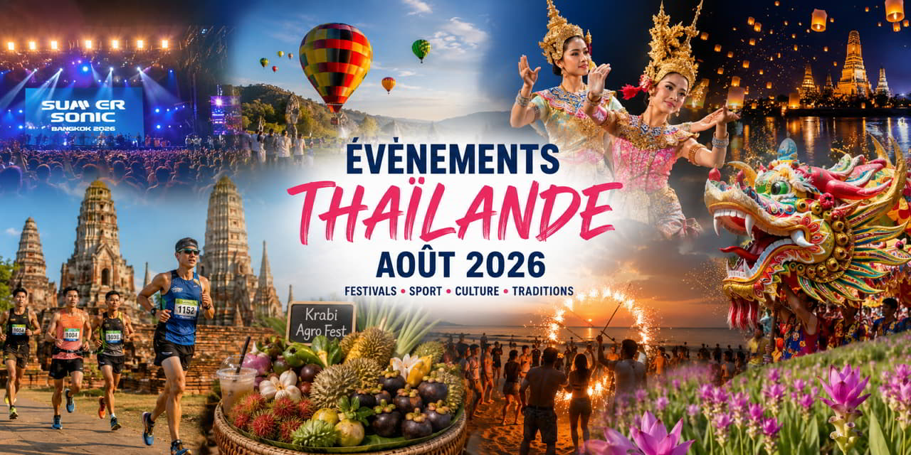 Thaïlande en août 2026 : Festivals, événements culturels et fêtes à ne pas manquer