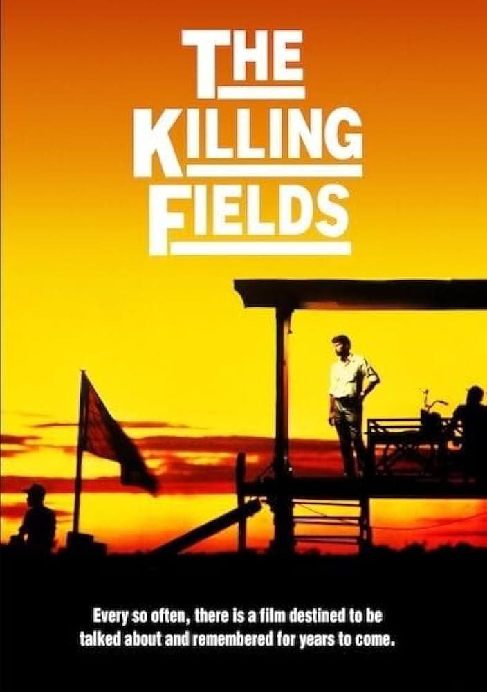 Affiche du fil The Killing Fields, un film tourné en Thaïlande et à Bangkok et non au du Cambodge