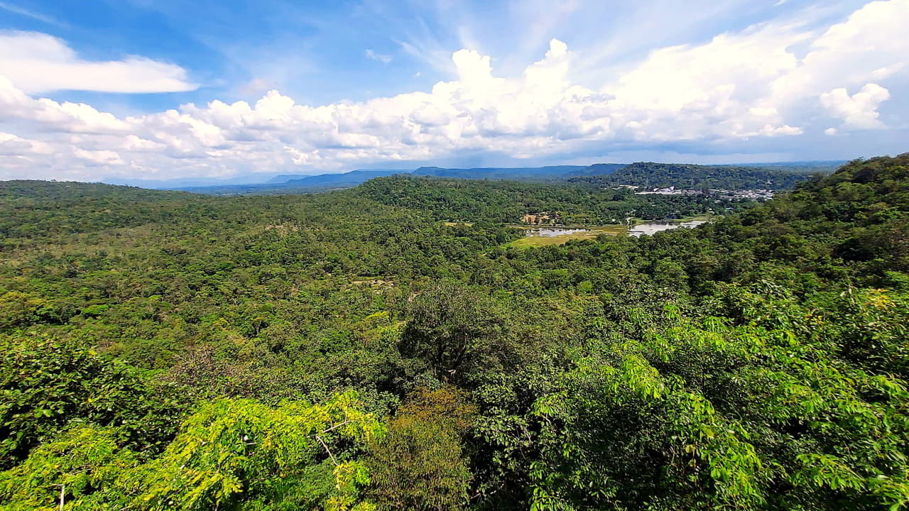 View from Wat Sirindhorn Wararam